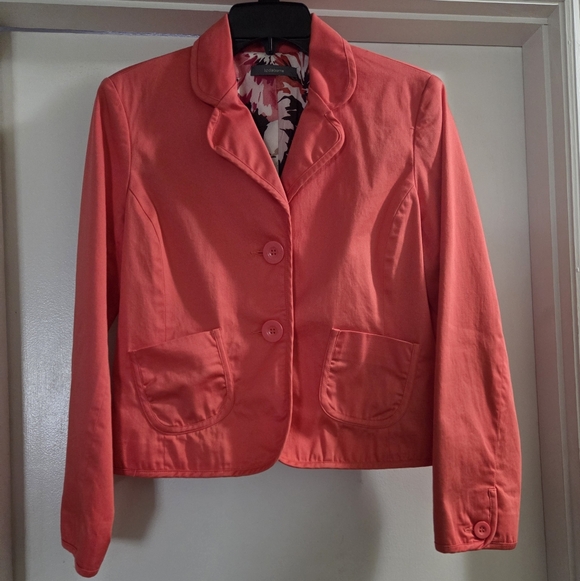 Liz Claiborne Jackets & Blazers - Liz Claiborne Coral Pink Tailored Blazer
